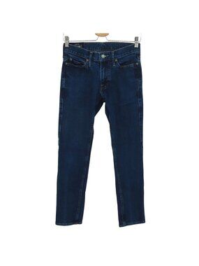 Abercrombie & Fitch Mens 26W 30L Langdon Skinny Stretch Dark Blue Denim Jeans